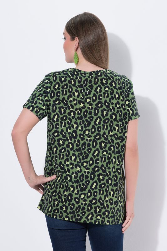 Leopard Print Deer Graphic Tee