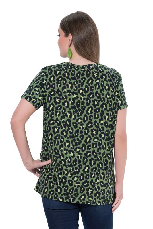 Leopard Print Deer Graphic Tee