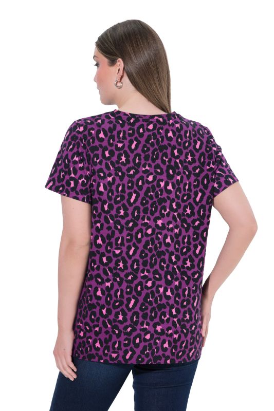 Leopard Print Deer Graphic Tee