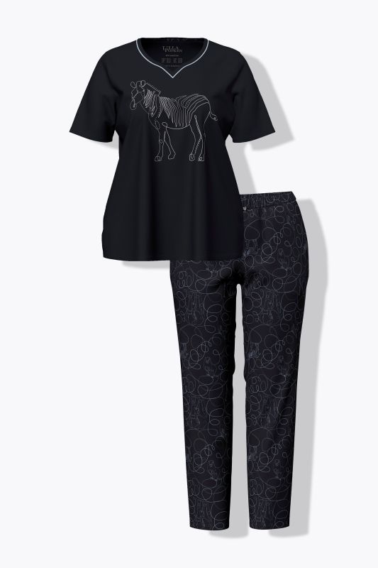 Safari Line Two Piece Pajama Set
