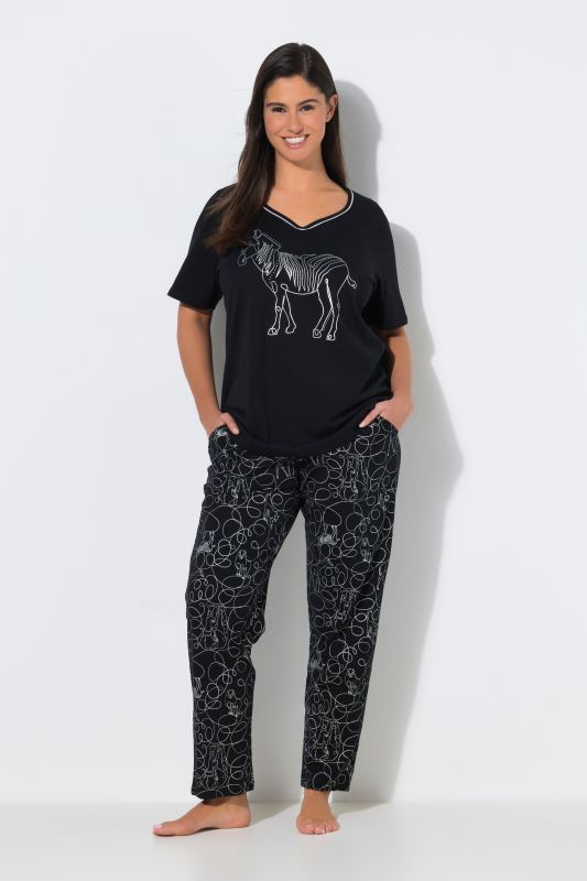 Safari Line Two Piece Pajama Set