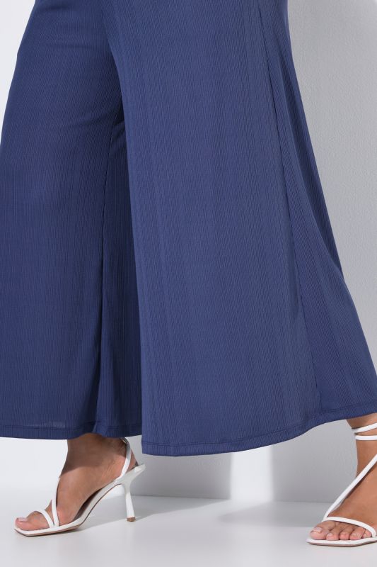 Extra Wide Leg Elastic Waist Culottes