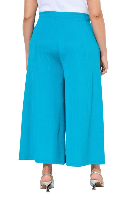 Extra Wide Leg Elastic Waist Culottes