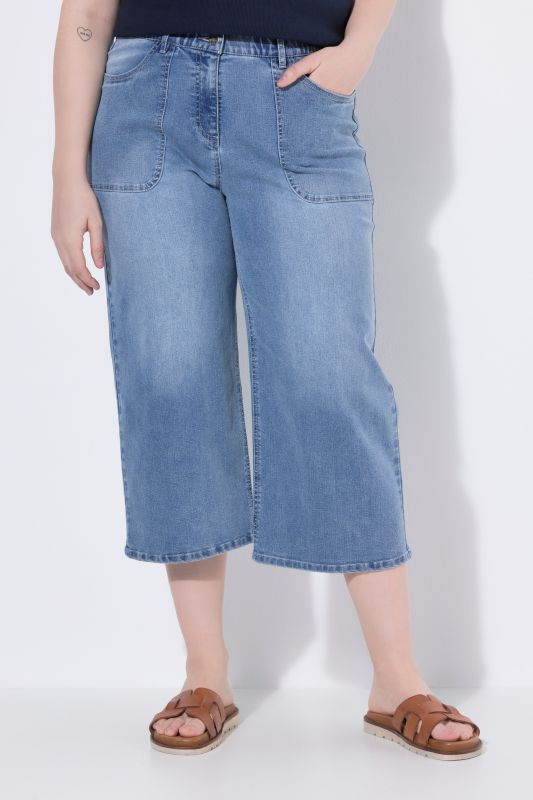 Stretch Fit Mary Denim Culottes