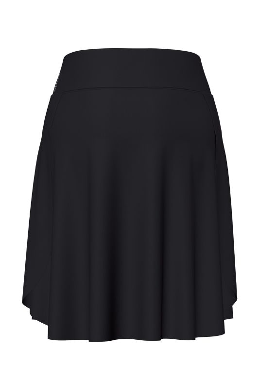 Peekaboo Dot Print Elastic Waist Performance Skort