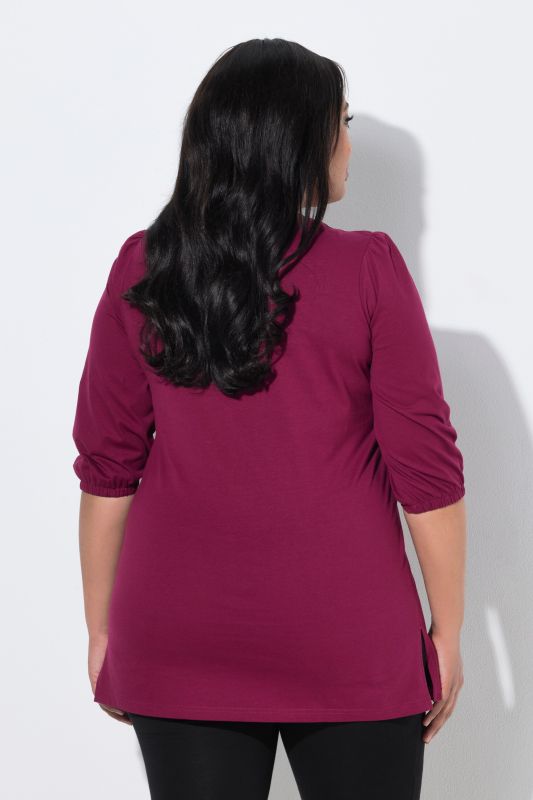 Balloon Sleeve Knit Tunic