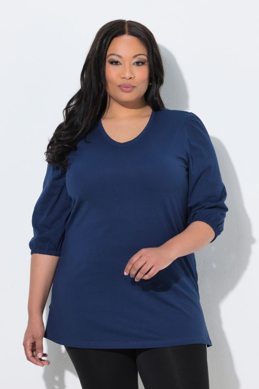Balloon Sleeve Knit Tunic