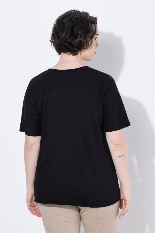 Floral Openwork Embroidered Short Sleeve Tee