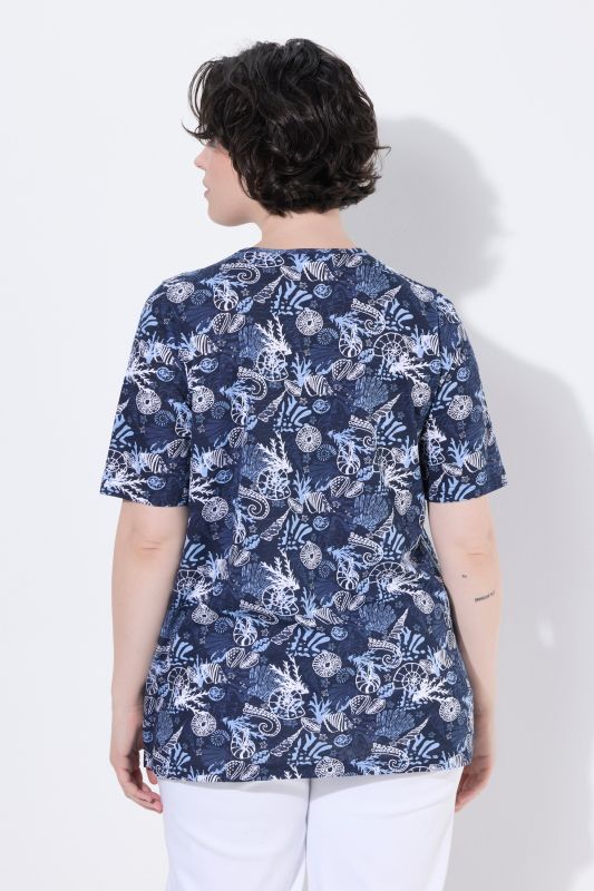 Maritime Print Short Sleeve Tee