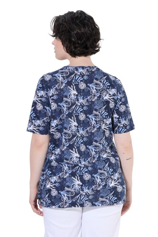 Maritime Print Short Sleeve Tee