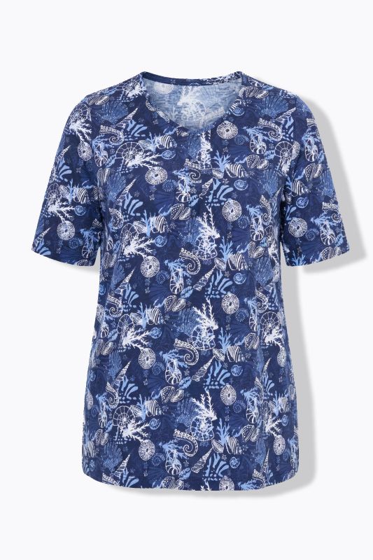 Maritime Print Short Sleeve Tee