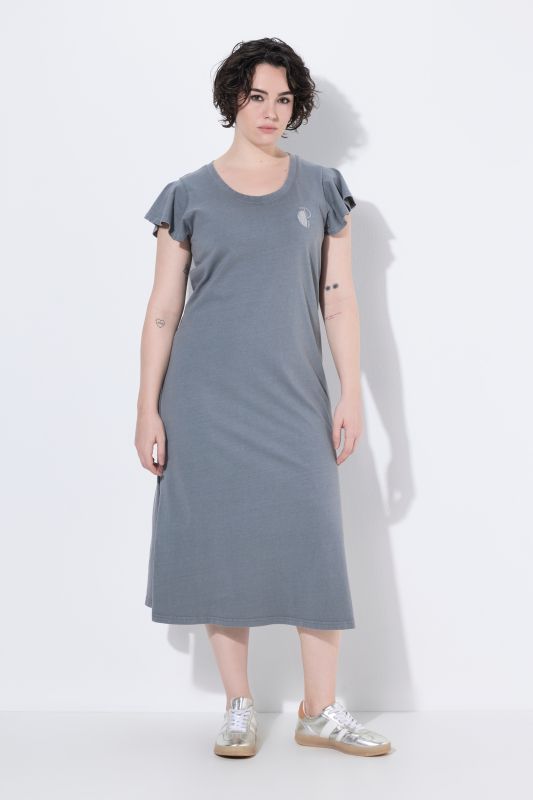 Fluttering Cap Sleeve Dress