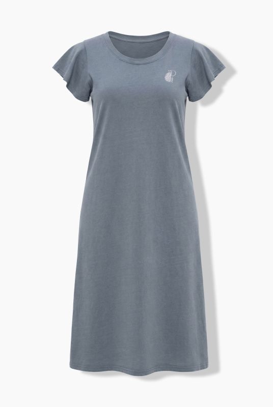 Fluttering Cap Sleeve Dress