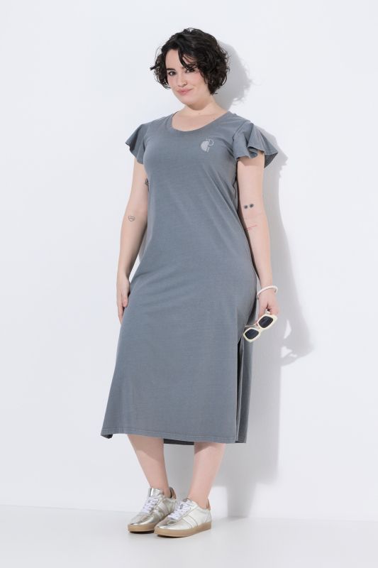 Fluttering Cap Sleeve Dress
