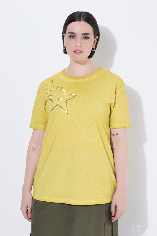 Sequined Starfish Short Sleeve Tee