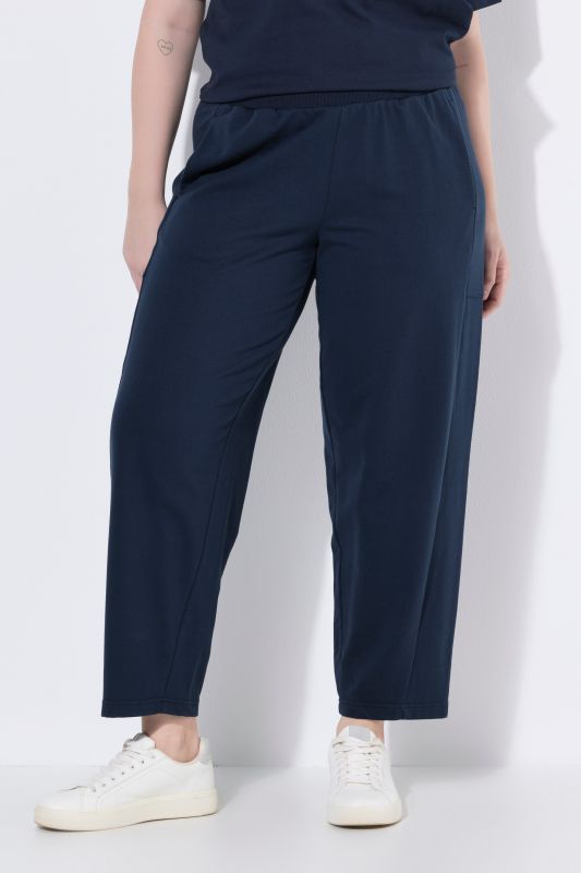 Decorative Seam Elastic Waist Sweatpants