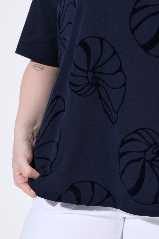 Nautilus Flocked Short Sleeve Tee
