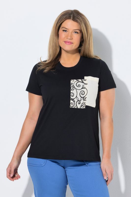Eco Cotton Printed Pockets Short Sleeve Tee