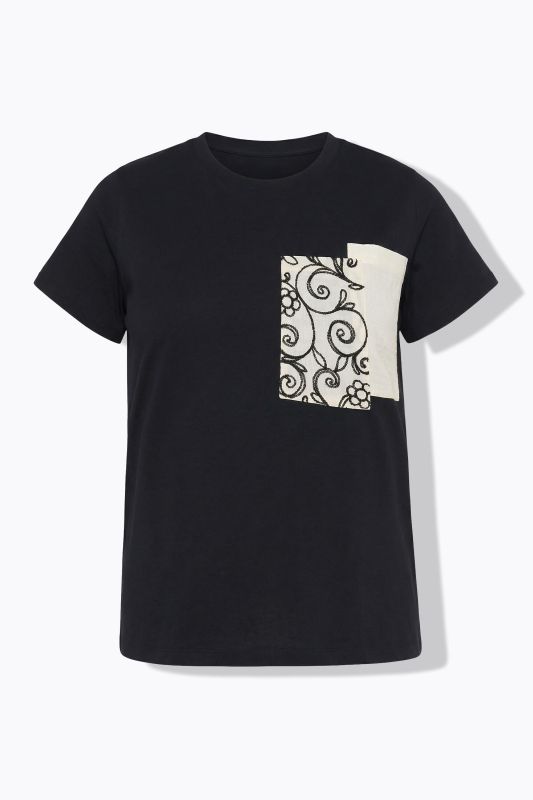 Eco Cotton Printed Pockets Short Sleeve Tee