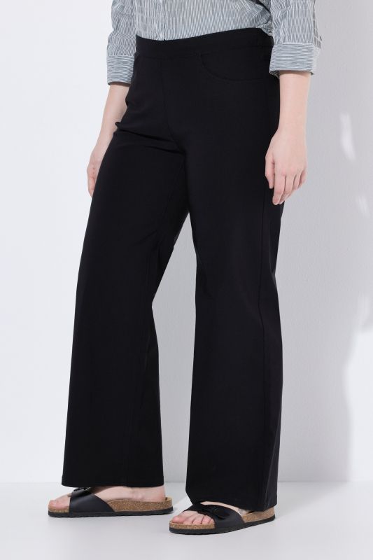 Bengaline Elastic Waist Pants
