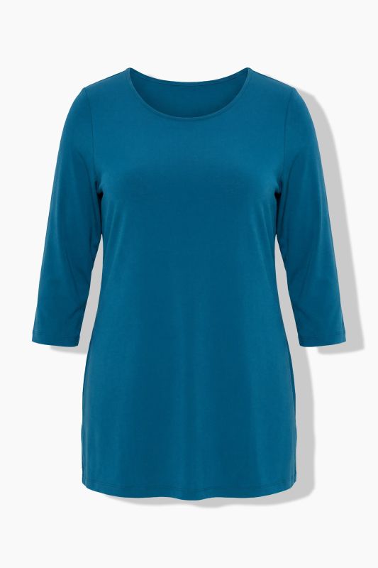 Matte Jersey Round Neck Tunic