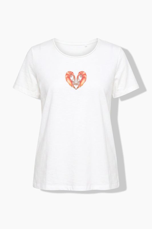 Shrimp Heart Short Sleeve Graphic Tee