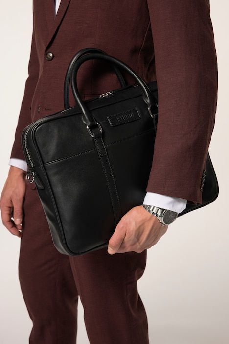 Leather laptop bag