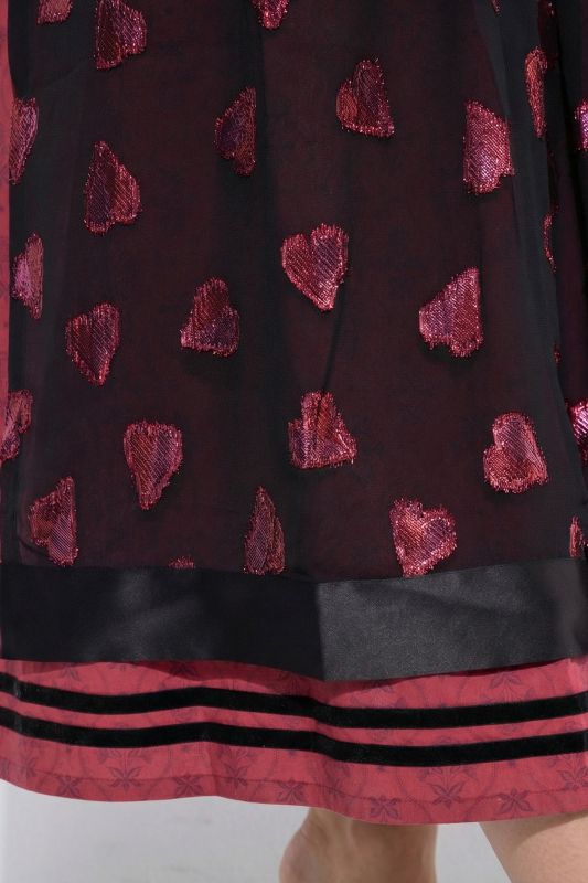 Sequined Heart Velvet Dirndl