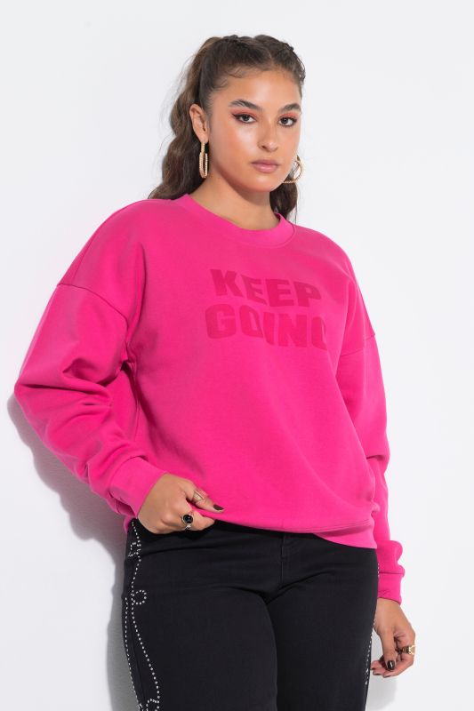Keep Going Tonal Lettering Sweatshirt
