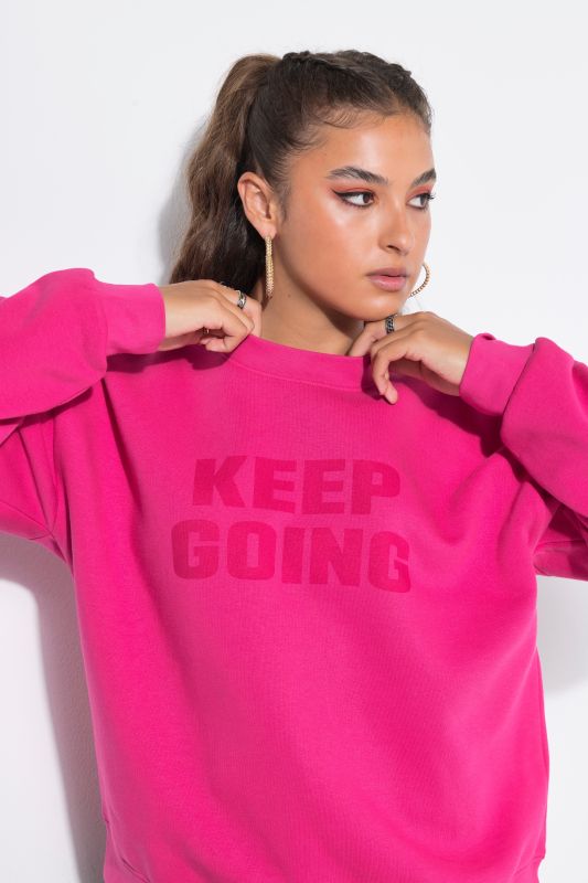 Keep Going Tonal Lettering Sweatshirt
