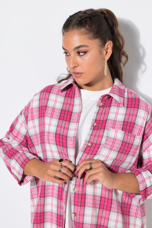 Pink Flannel Blouse