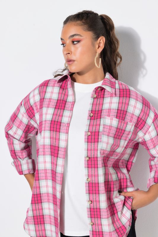 Pink Flannel Blouse
