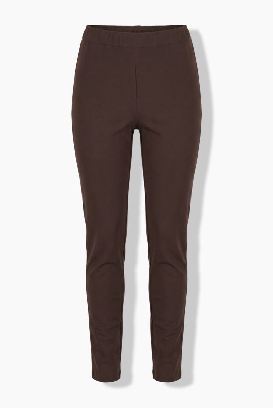 Jersey Elastic Waist Stretch Knit Slim Legging