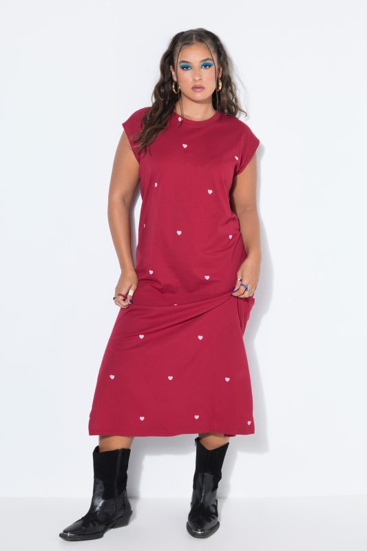 Hearts Sleeveless Jersey Dress