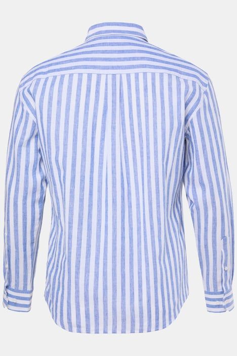 Striped linen blend shirt