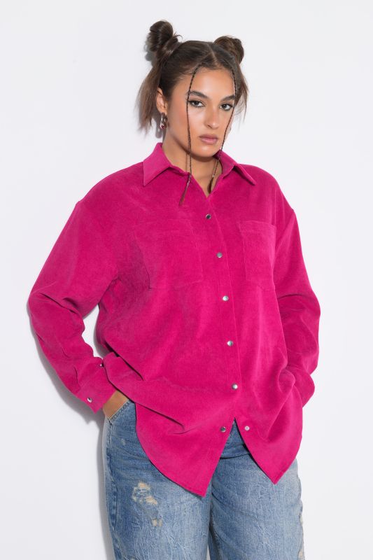 Oversized Fit Corduroy Shirt