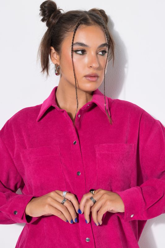 Oversized Fit Corduroy Shirt