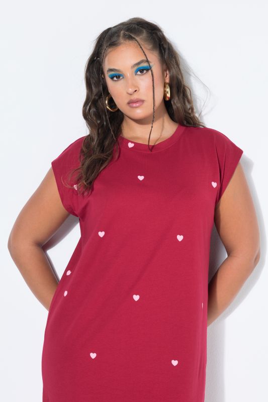 Hearts Sleeveless Jersey Dress