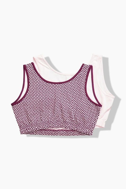 2 Pack Bralettes- Sweet Check