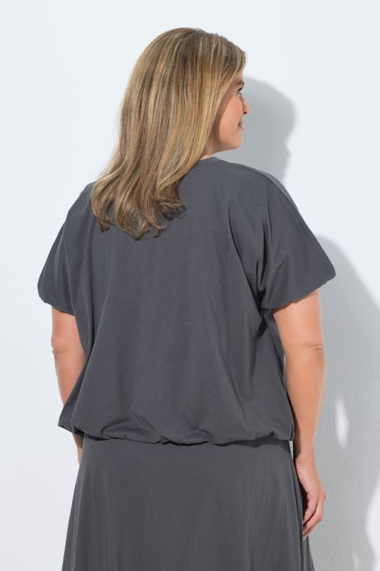Eco Cotton Elastic Hem Tee