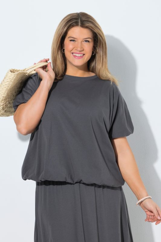 Eco Cotton Elastic Hem Tee