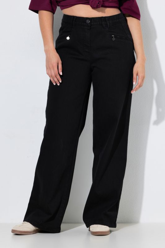Stretch-Fit Zip Pocket Mony Style Jeans