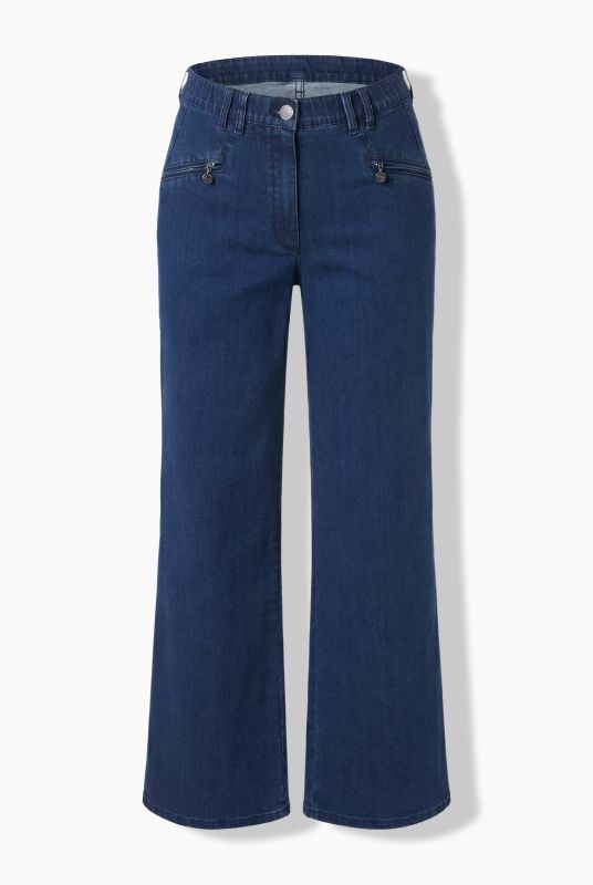 Stretch-Fit Zip Pocket Mony Style Jeans