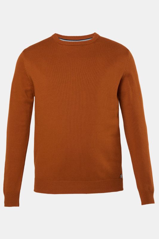Sweater, round neckline, JP1880 embroidery, cotton