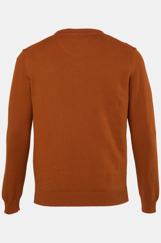 Sweater, round neckline, JP1880 embroidery, cotton