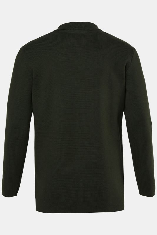 Knitted jacket, FLEXNAMIC®, Milano knitwear, lapel collar, up to 8 XL