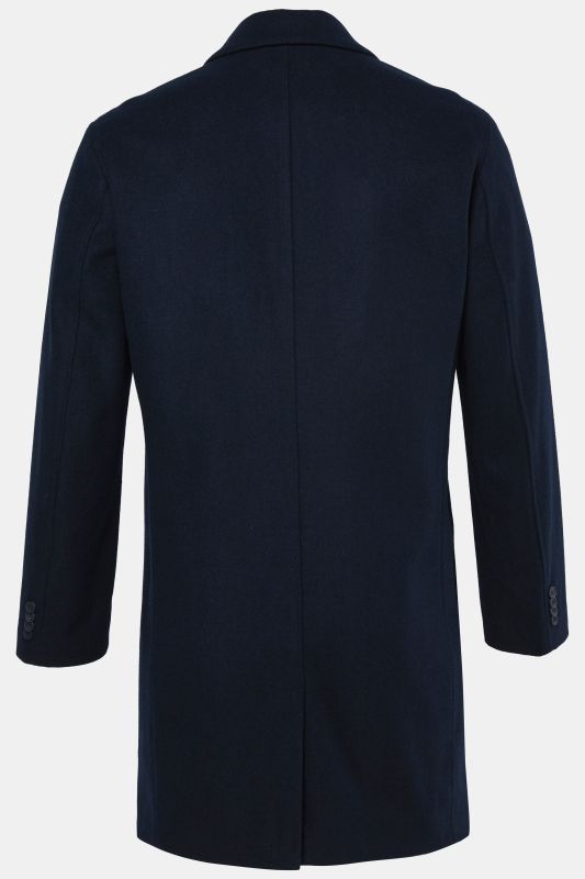 Wool-blend coat, water-repellent, shirt collar, up to 8 XL