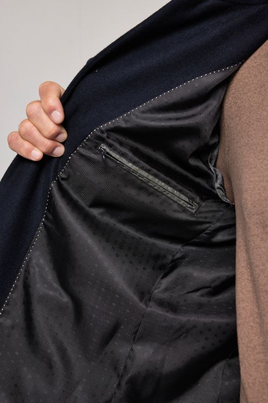 Wool-blend coat, water-repellent, shirt collar, up to 8 XL