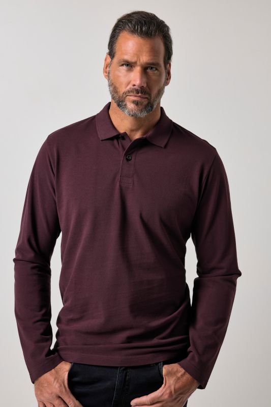 Long Sleeve Piqué Polo Shirt