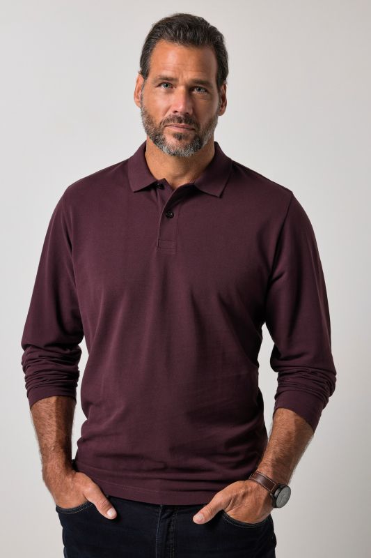 Long Sleeve Piqué Polo Shirt